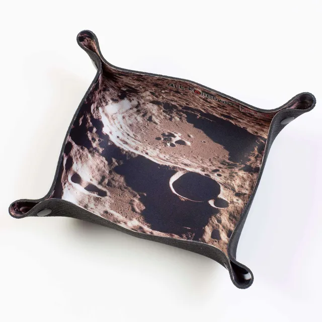 All Rolled Up Lunar Sepia skládací neoprenový dice tray