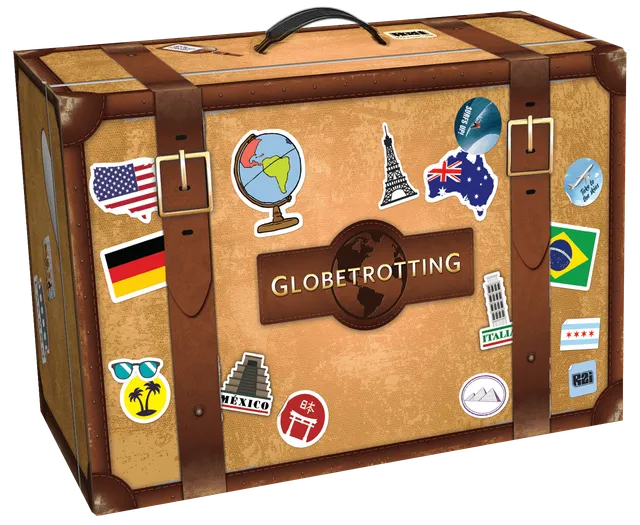 All Rolled Up Globetrotting desková hra pro 1-4 hráče