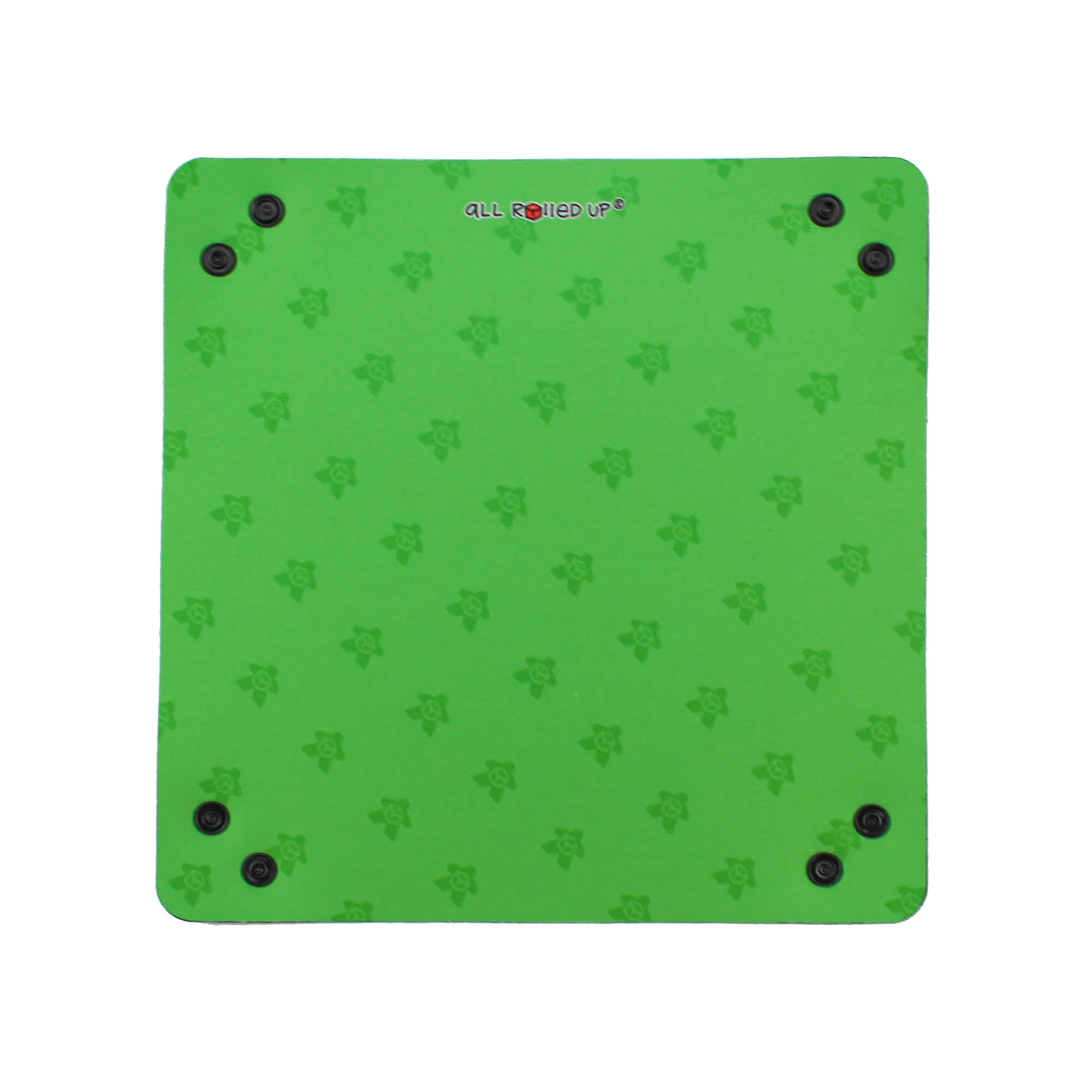 All Rolled Up Square Meeple Green skládací miska na kostky neopren