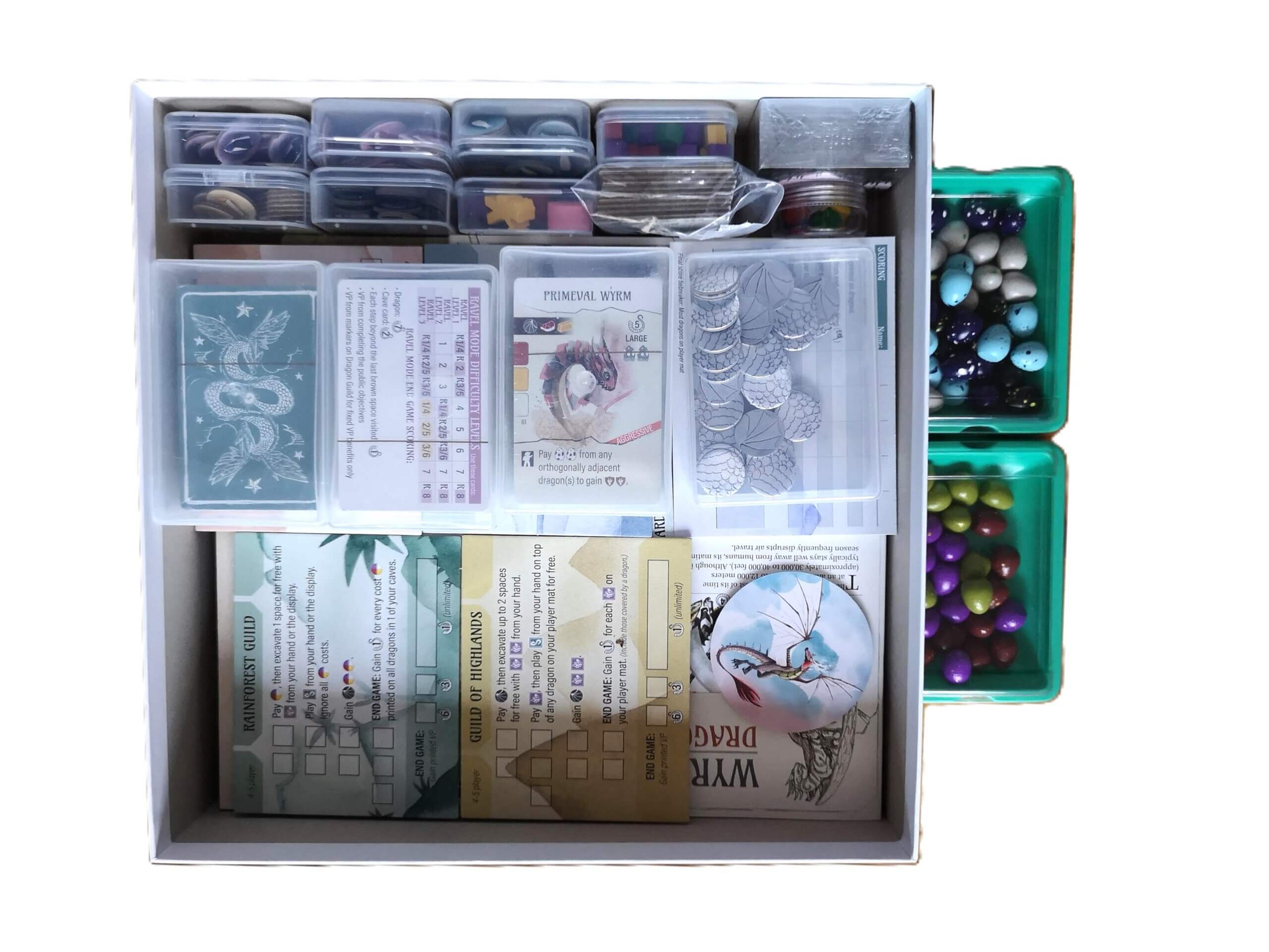 All Rolled Up Wyrmspan organizér boxy čiré 12 ks