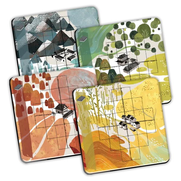 Horrible Games Dragon Castle Realm Board neoprenové podložky 4 ks