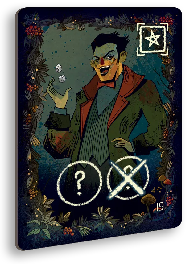 Horrible Games Drops of Evil Dishonest Gambler promo destička