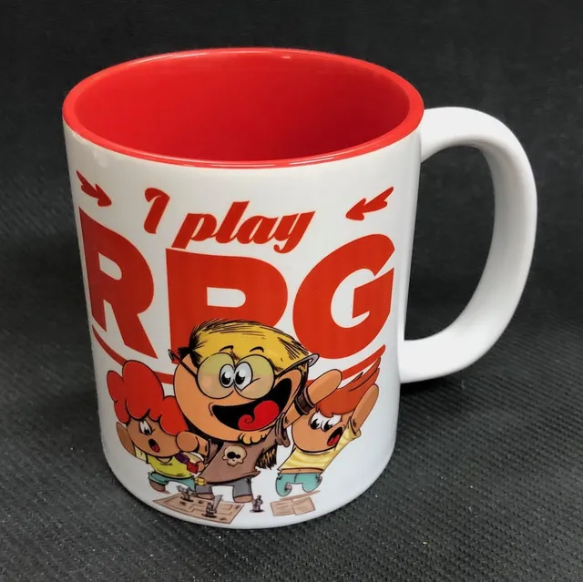 Geek Mod I Play RPG keramický hrnek na kávu a čaj