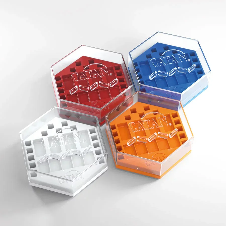 Gamegenic Catan Hexadocks zásobníky na figurky 4 ks