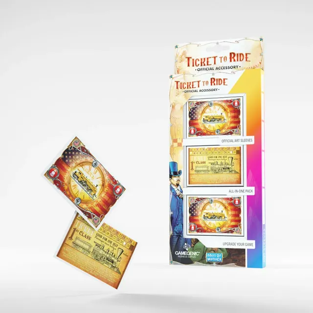 Gamegenic Ticket to Ride Art Sleeves obaly 152 ks USA