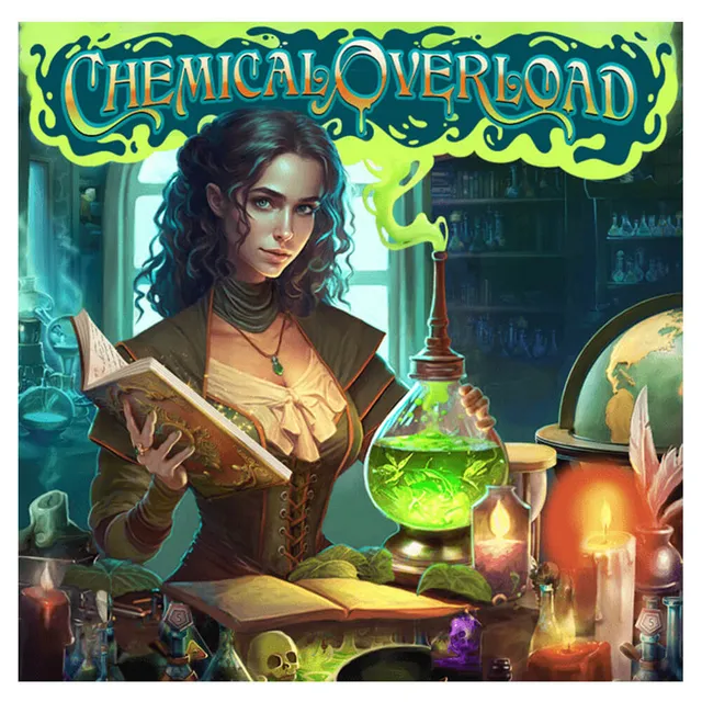 Chemical Overload desková hra alchymistická deckbuilding