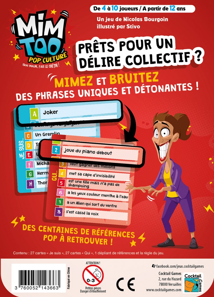 Cocktail Games Mimtoo Pop culture kooperativní párty hra