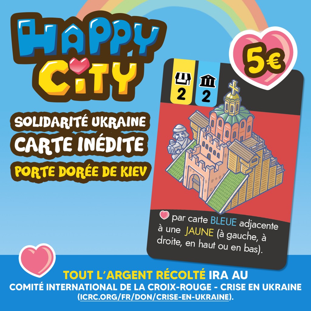 Cocktail Games Happy City Zlatá brána promo karta