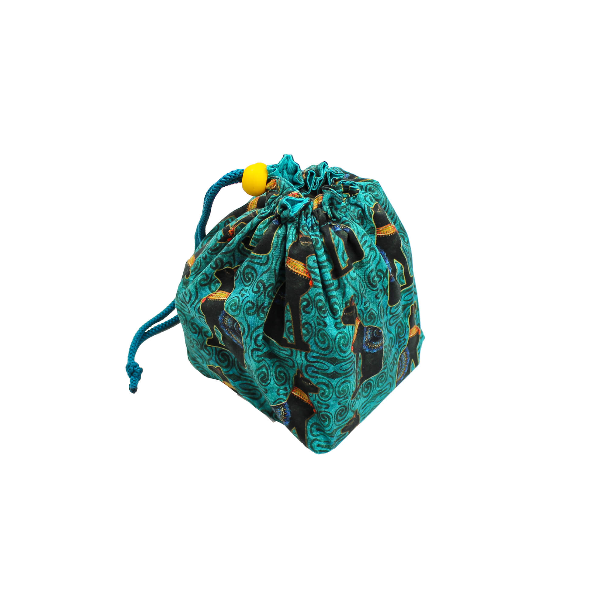 All Rolled Up Bastet Teal pytlík na kostky