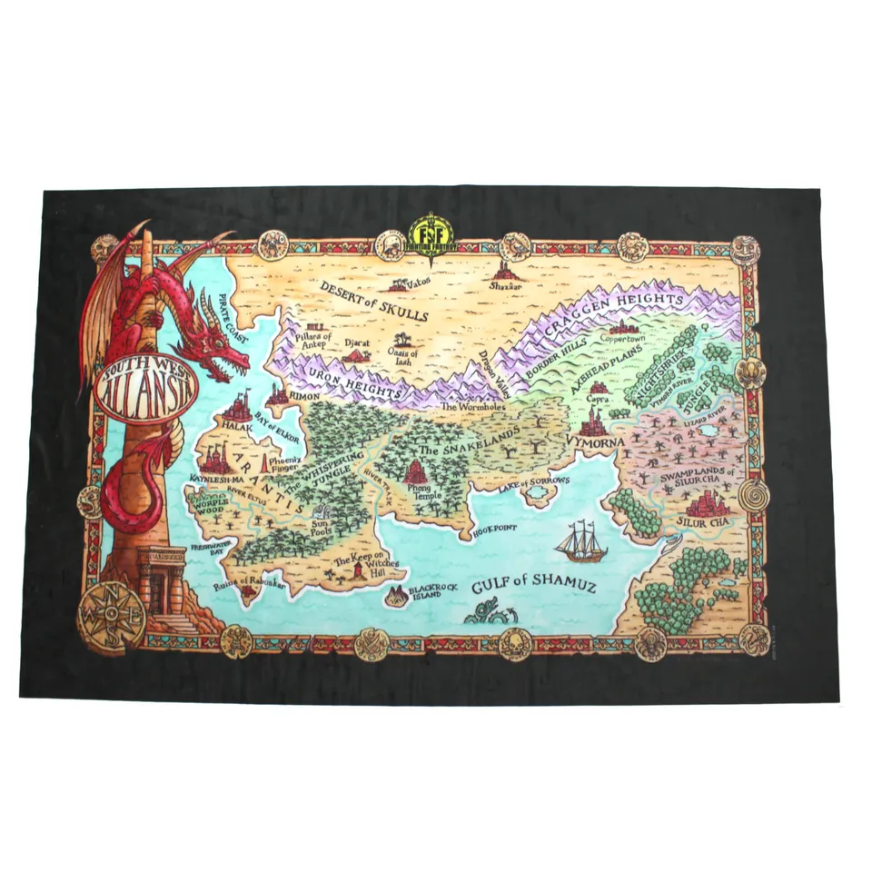 All Rolled Up South West Allansia A1 herní mapa Deep Green