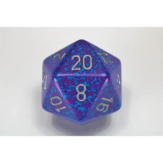 Chessex Speckled Silver Tetra velká kostka D20 34 mm