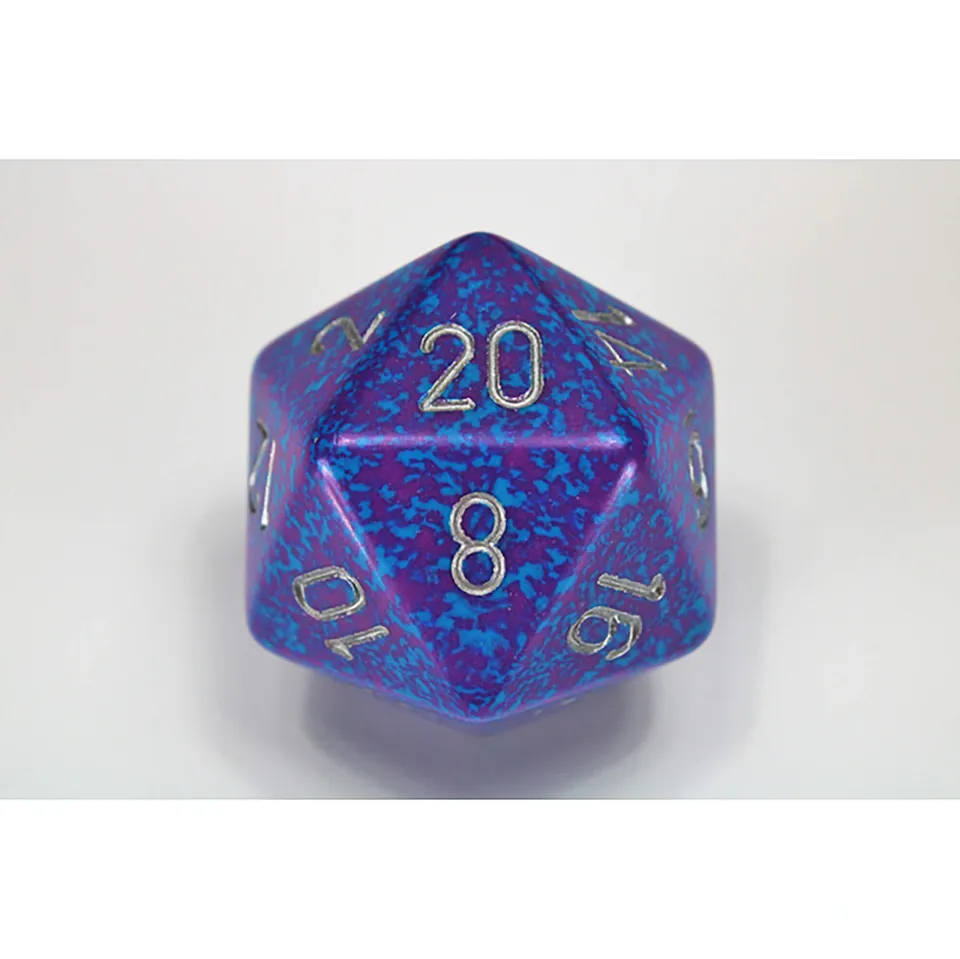 Chessex Speckled Silver Tetra velká kostka D20 34 mm