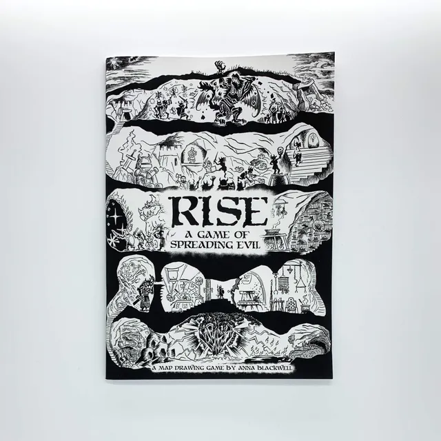 All Rolled Up RISE Spreading Evil zine hra dungeon