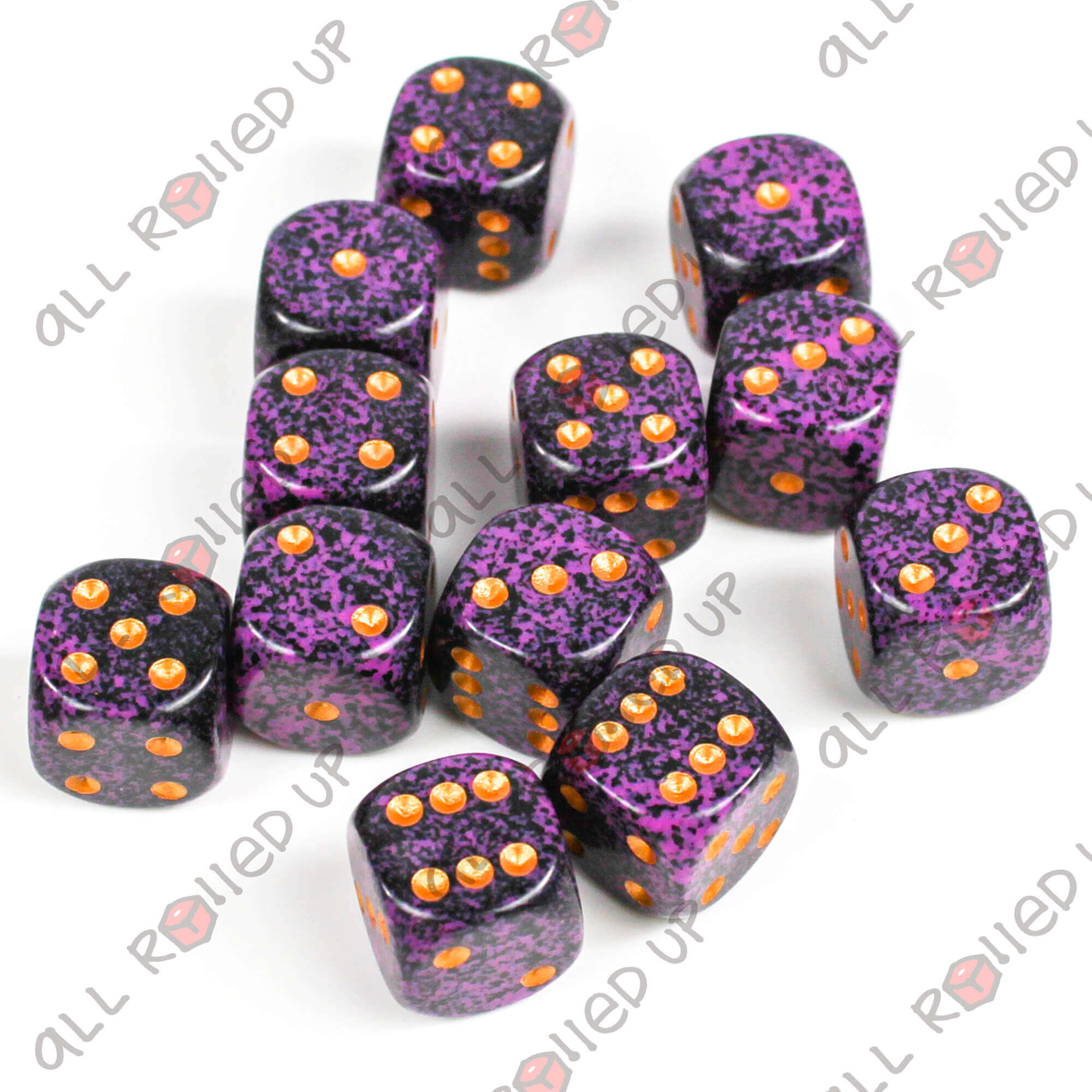 Chessex Speckled Hurricane kostky D6 12 ks 16 mm