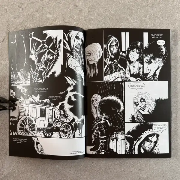 MÖRK BORG At Death's End grafický román zine 64 stran