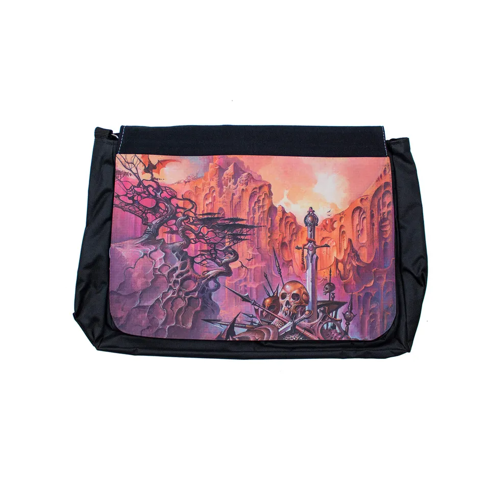 All Rolled Up Warpland Sunset Warrior taška messenger velká