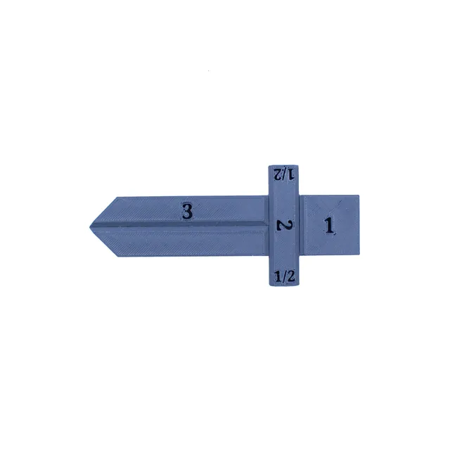 All Rolled Up Combat Gauge měrka matně šedá pro wargames