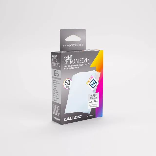 Gamegenic Prime Retro obaly na karty 50 ks standard