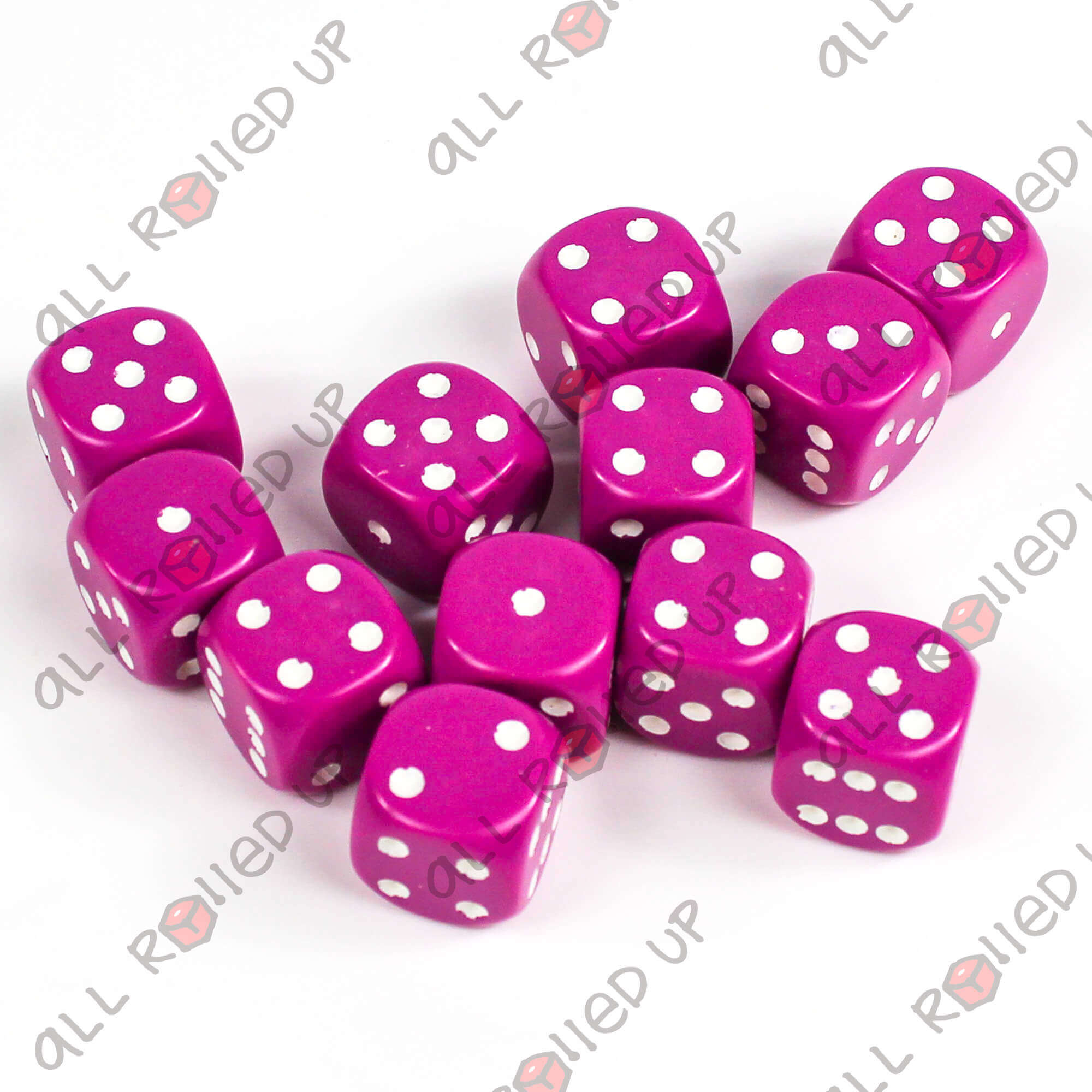 Chessex Opaque CHX25627 sada kostek D6 12 ks světle fialová