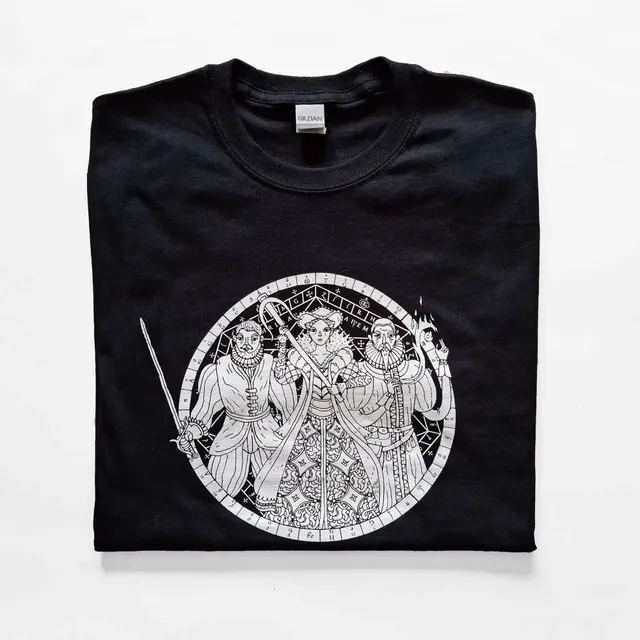 All Rolled Up Dee Sanction tričko John Dee's Angels černé