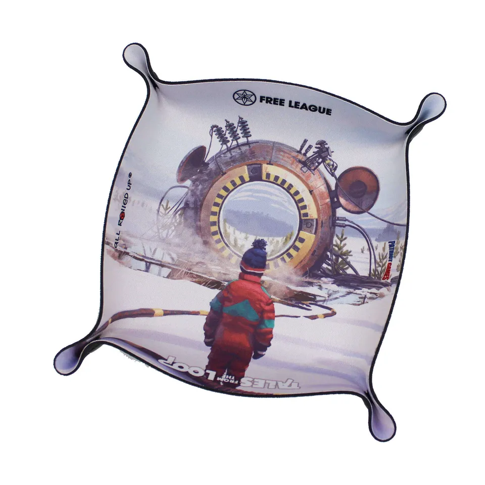 All Rolled Up Tales from the Loop Out of Time miska na kostky neoprenová