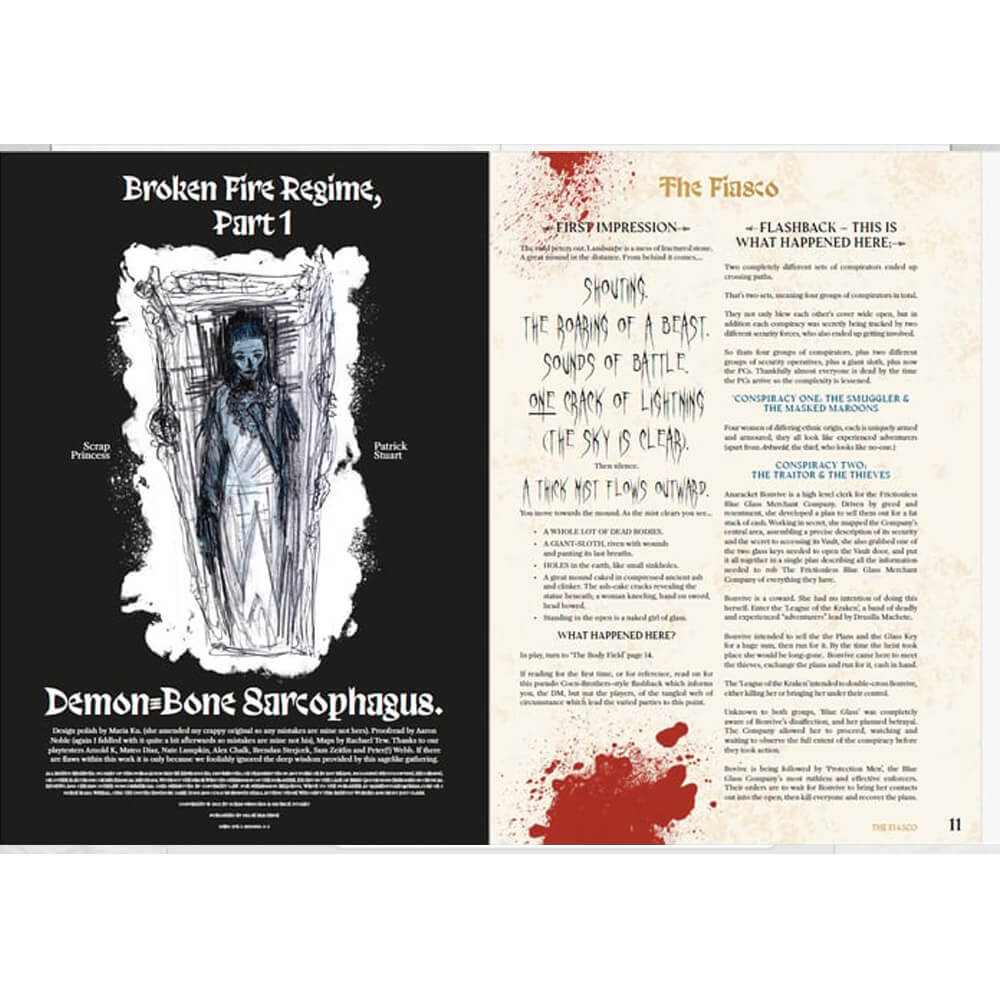 All Rolled Up Demon-Bone Sarcophagus dobrodružství hardback