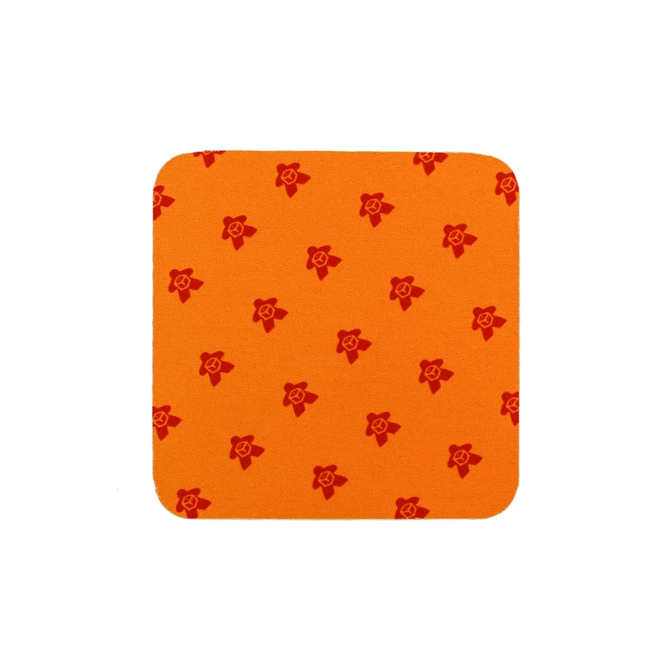All Rolled Up Meeple Coaster podtácek oranžový