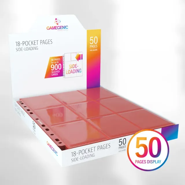 Gamegenic 18-Pocket Side-Loading listy do alba 50 ks