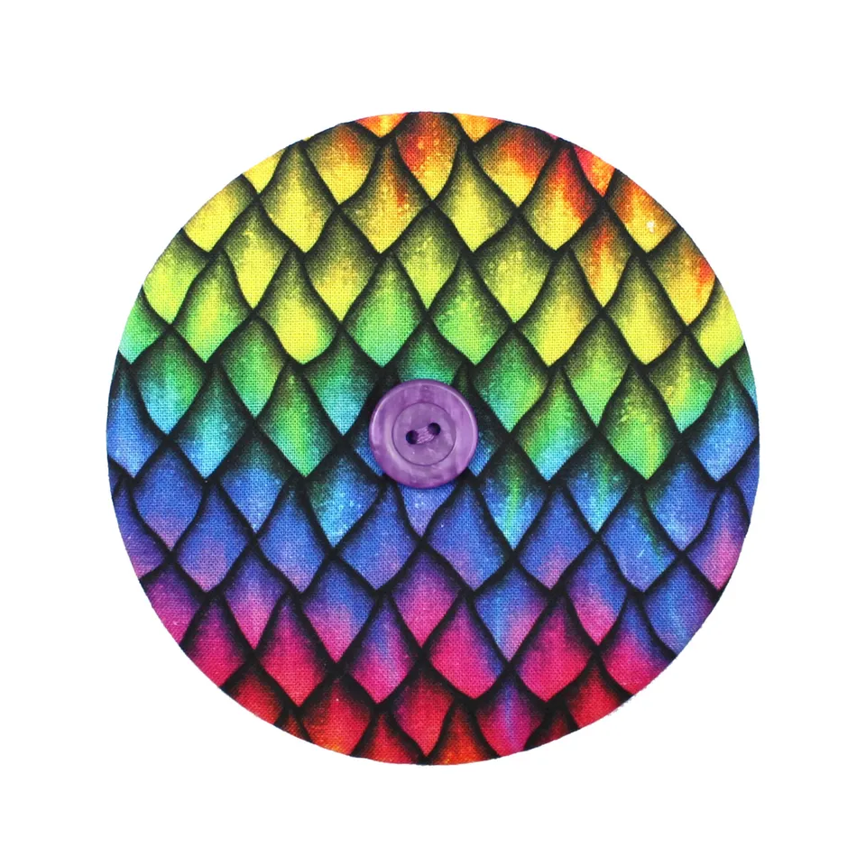 All Rolled Up Prismatic Dragon Scales držák na karty látkový