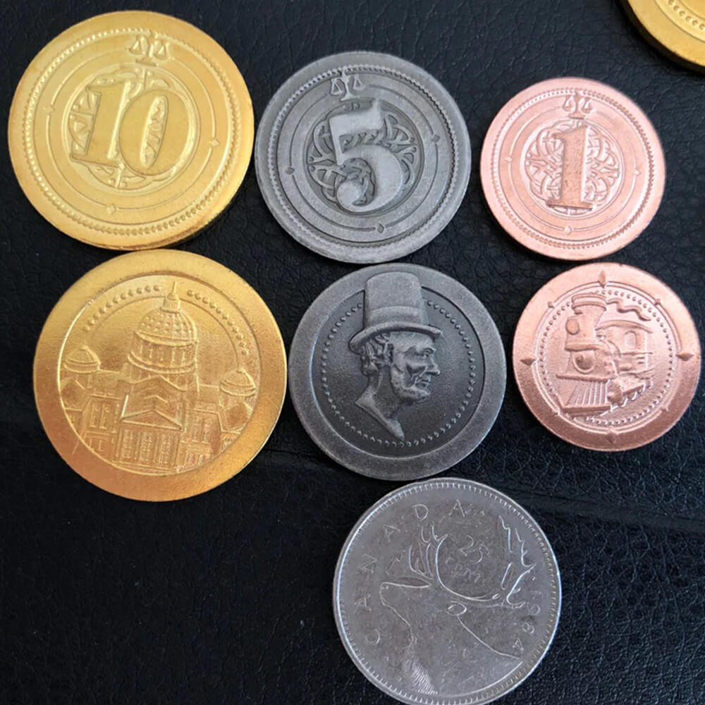 All Rolled Up Industrial Coins kovové mince 50 ks deskové