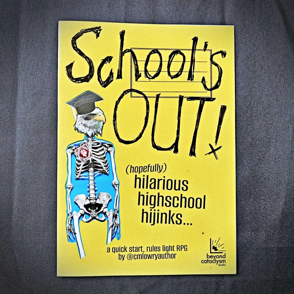 All Rolled Up School’s Out RPG zine pravidla