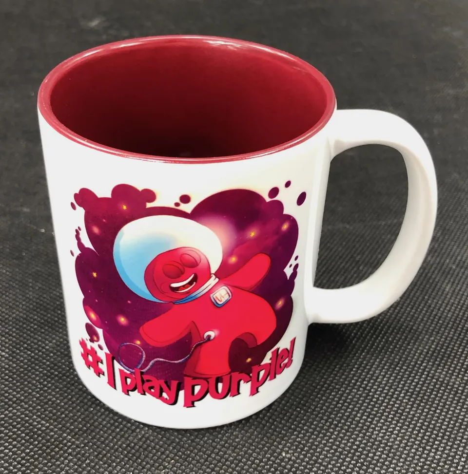 Geek Mod #IplayPurple keramický hrnek purpurový