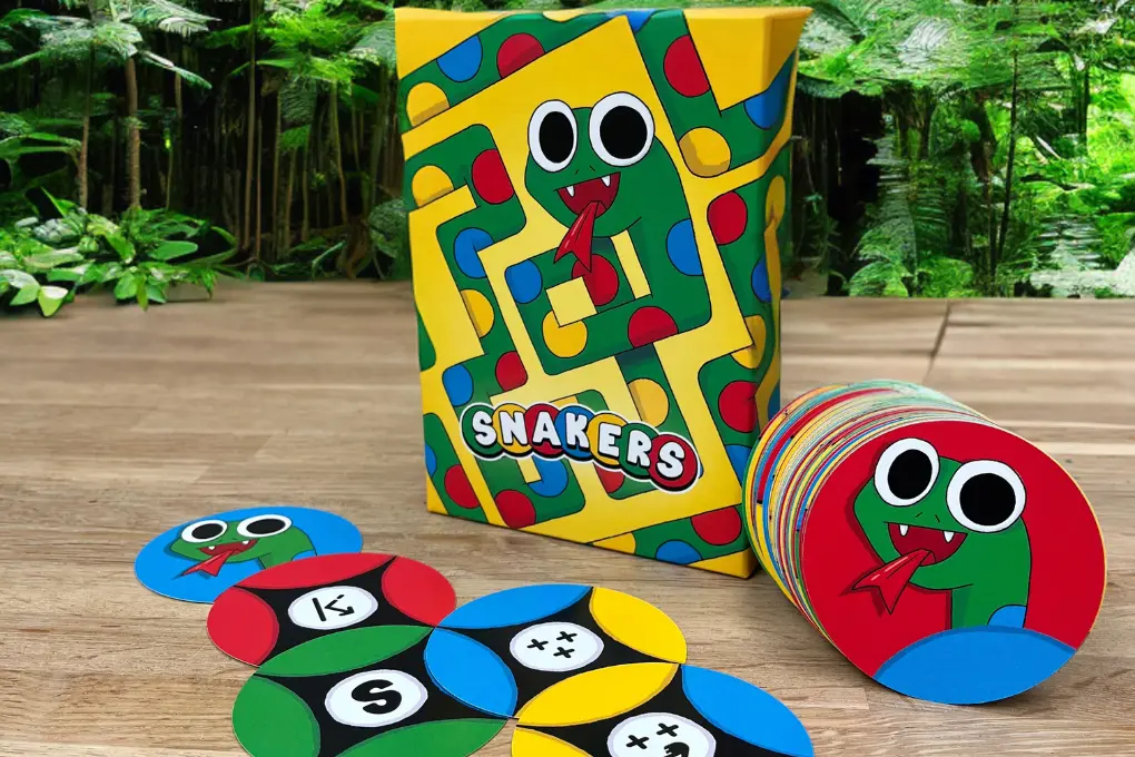 Brothers in Games Snakers rodinná desková hra 2–7 hráčů