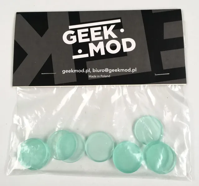 Geek Mod Podstavce pod figurky 24mm transparentní 10 ks 2mm