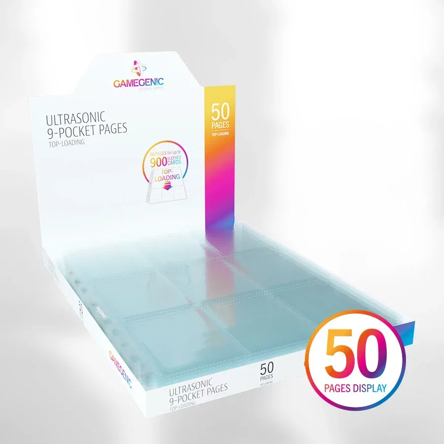 Gamegenic Ultrasonic 9-Pocket stránky do alba 50 ks shora