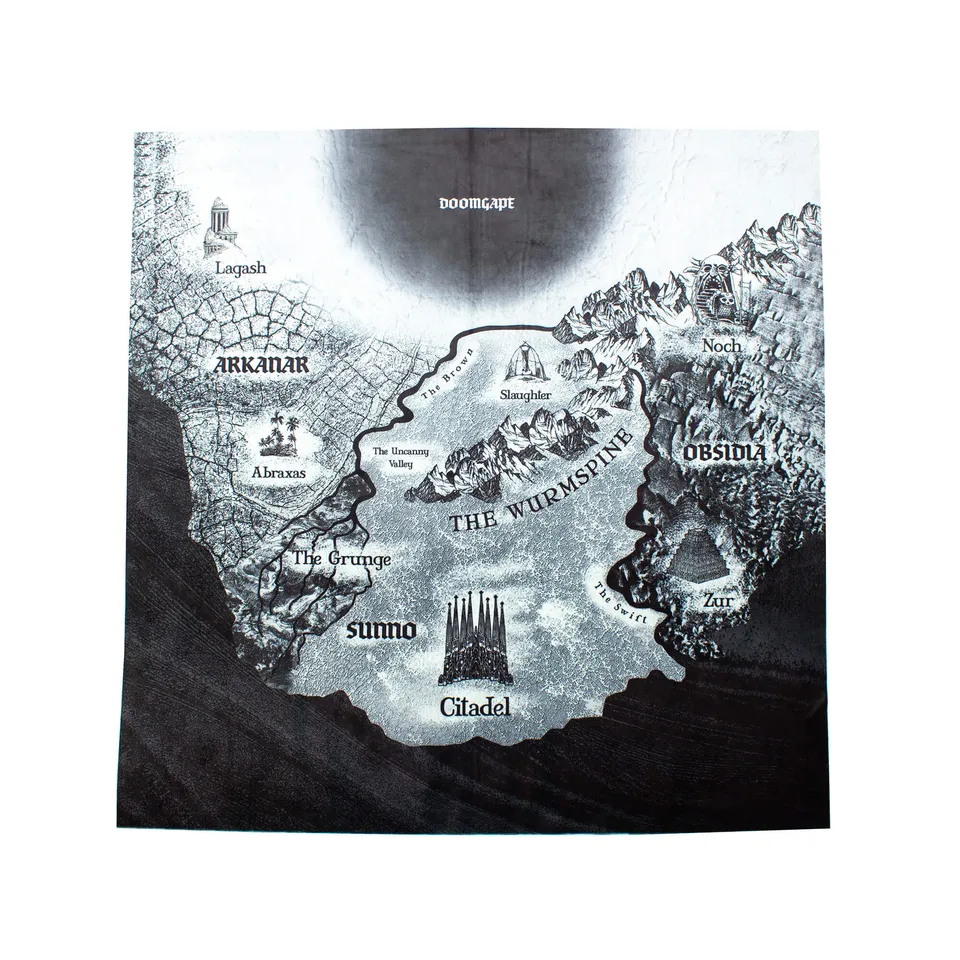 All Rolled Up Warpland mapa A1 látková herní mapa