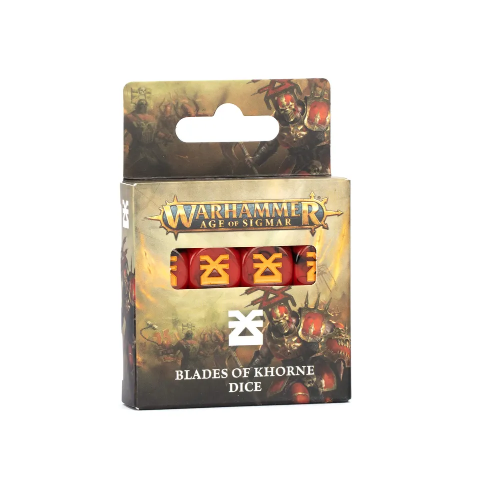 Warhammer Age of Sigmar Blades of Khorne kostky 16 ks