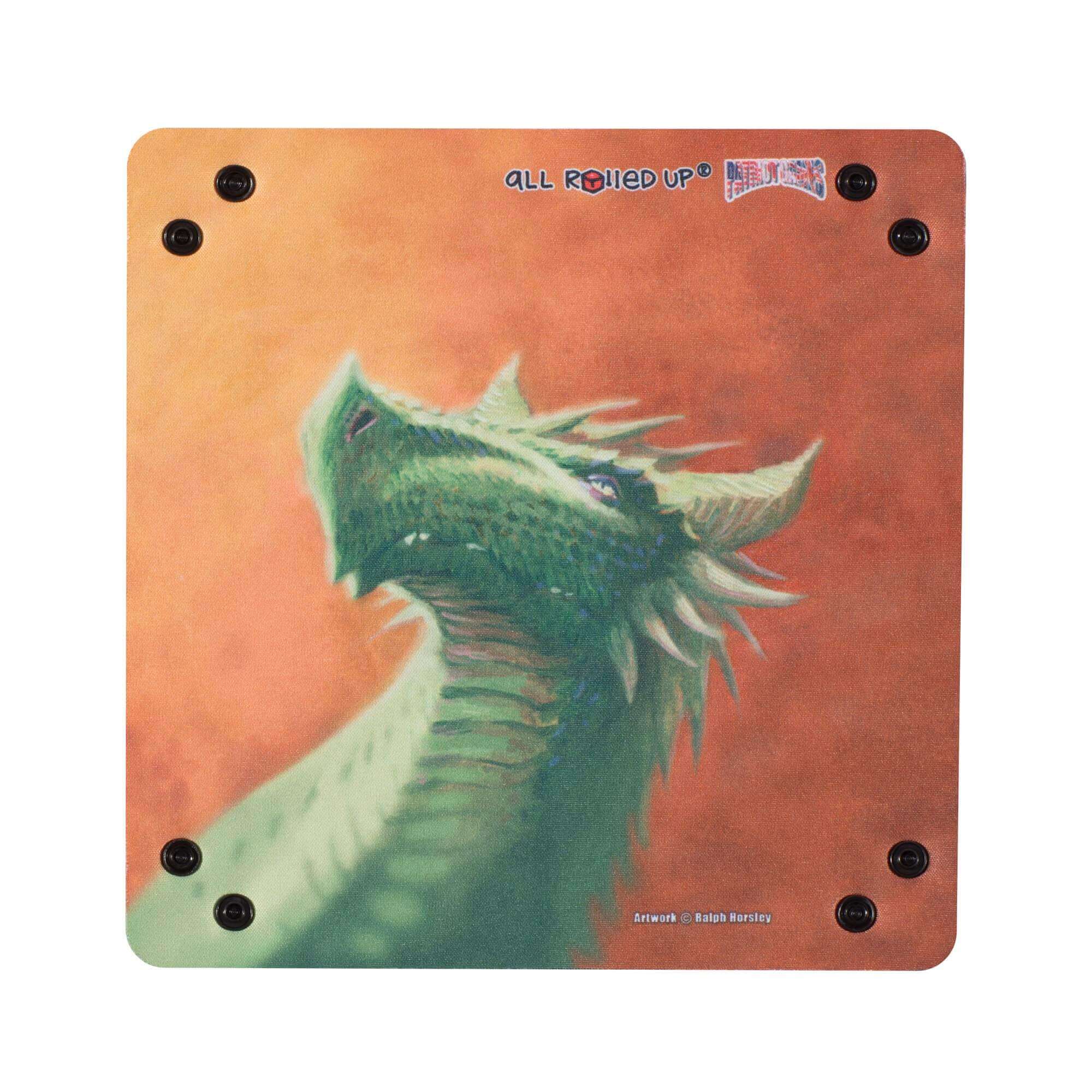 All Rolled Up Verdant Dragon Square hod kostkami neopren