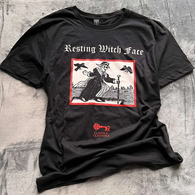 All Rolled Up Resting Witch Face tričko unisex černé