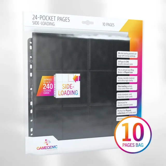 Gamegenic 24-Pocket Pages Side-Loading obaly do alba 10 ks