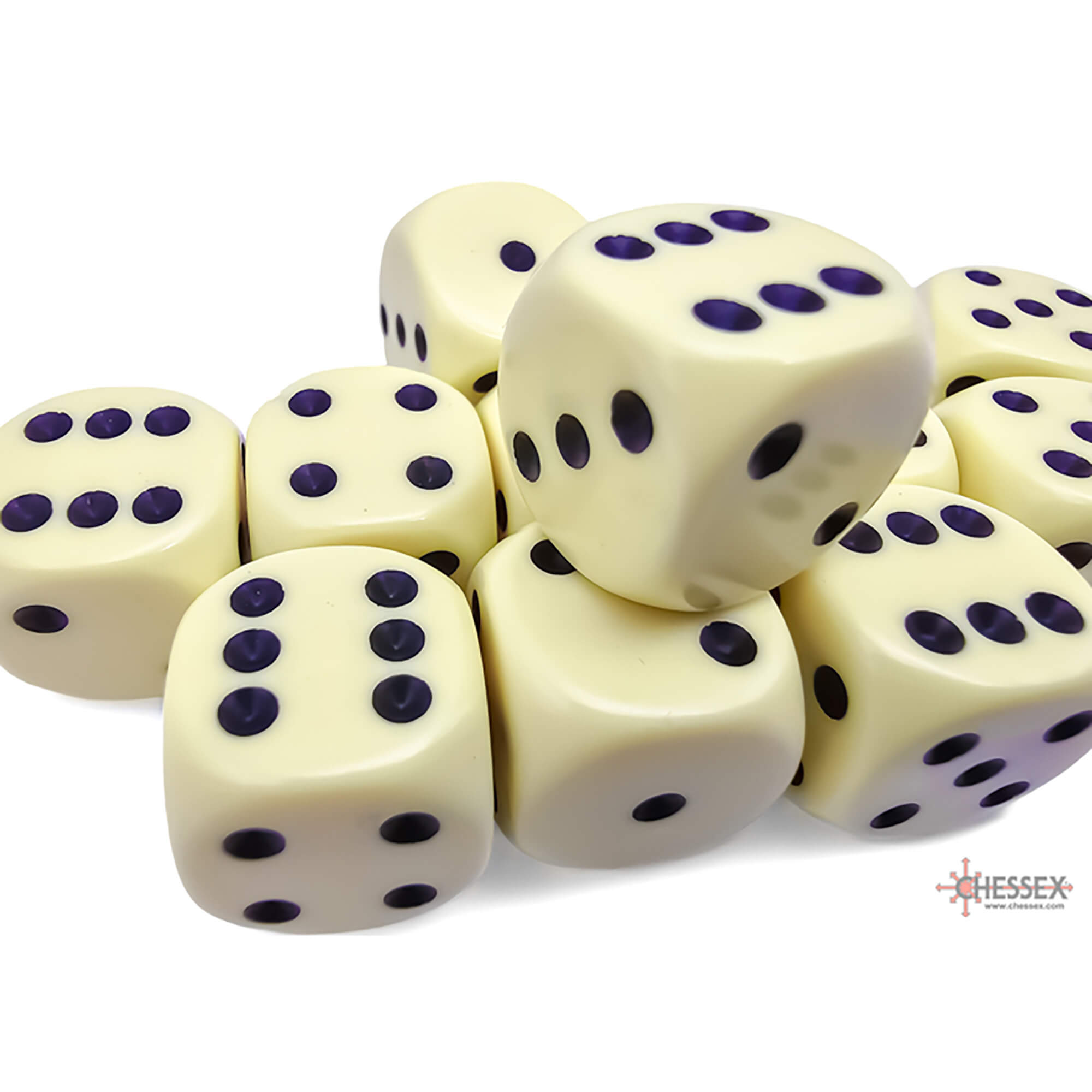 Chessex Opaque CHX25662 kostky žluté 12 ks