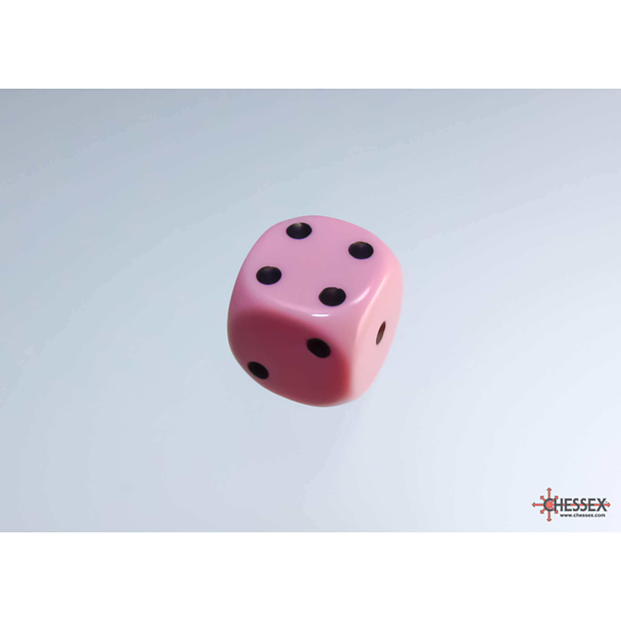 Chessex Opaque CHX25864 šestistěnné kostky Pink Black 36ks
