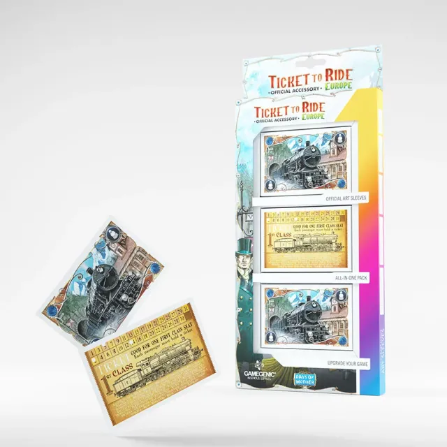 Gamegenic Ticket to Ride Europe Art Sleeves obaly 168 ks