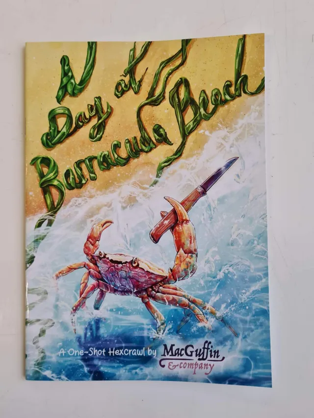 Barracuda Beach A Day at Barracuda Beach RPG zine 16 stran