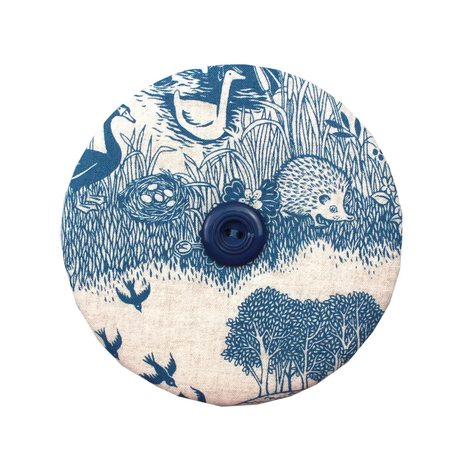 All Rolled Up Animals držák na karty Blue Toile látkový