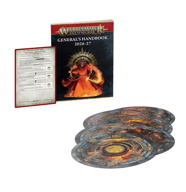 Warhammer Age of Sigmar General's Handbook 2026-2027 příručka ENG