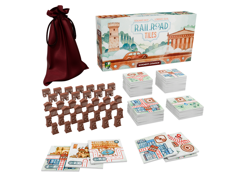 Horrible Games Railroad Tiles Monuments rozšíření deskové hry
