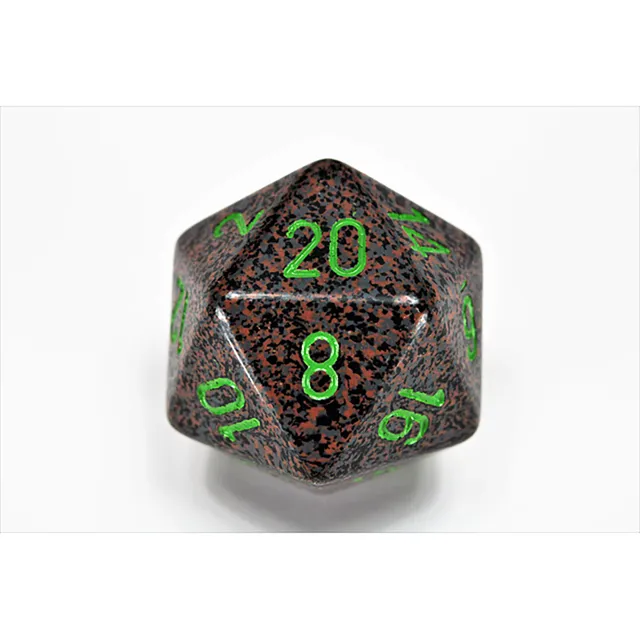 Chessex Speckled Earth velká kostka D20 34 mm kropenatá