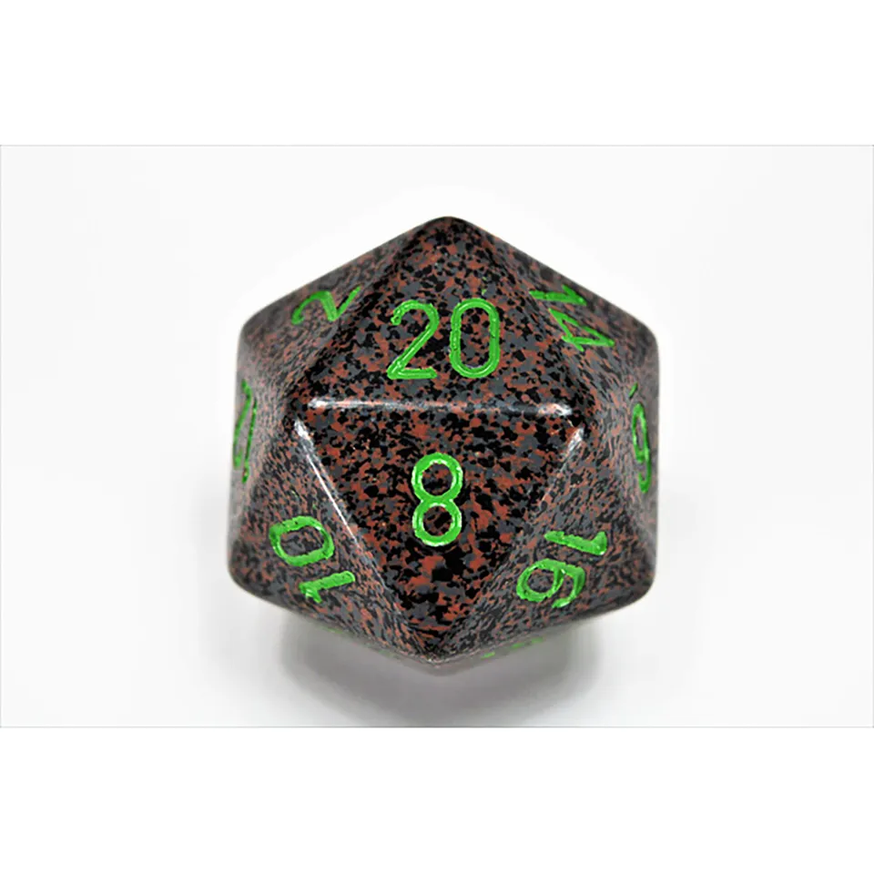 Chessex Speckled Earth velká kostka D20 34 mm kropenatá
