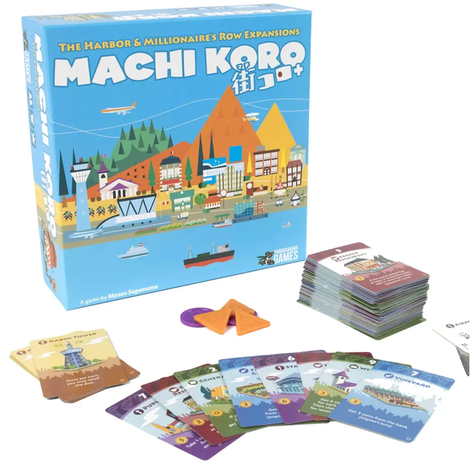Machi Koro 5th Anniversary rozšíření Harbor + Millionaire’s Row